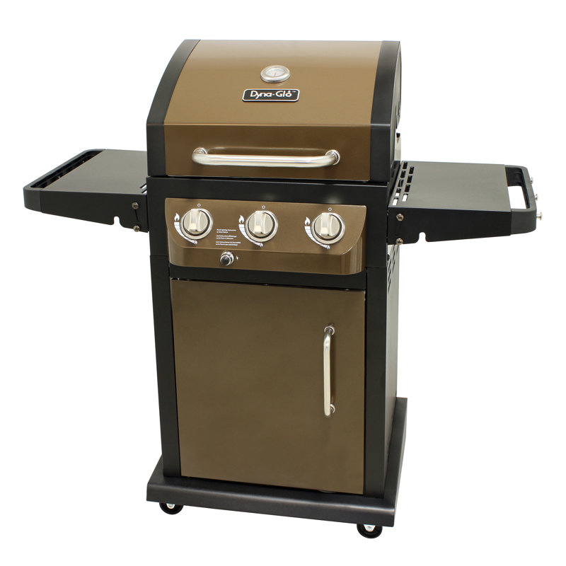 DynaGlo LP 3Burner Propane Gas Grill with & Reviews Wayfair